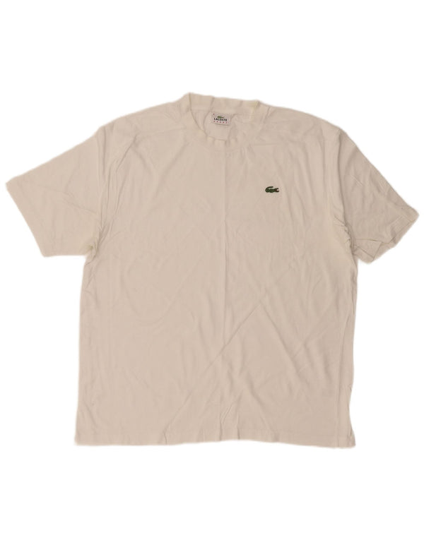 LACOSTE Camiseta Hombre Talla Superior 6 XL Algodón Blanco