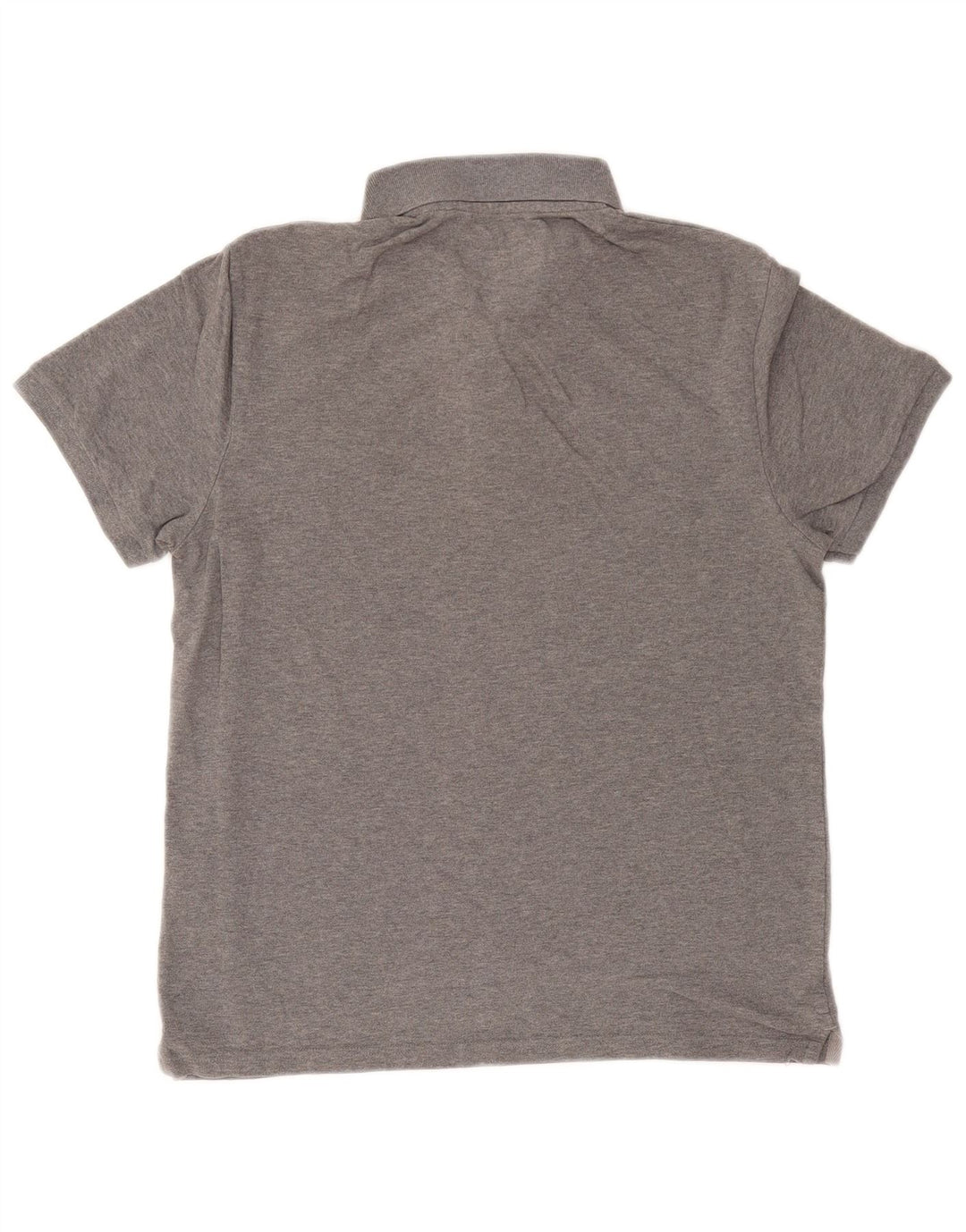 Lyle & Scott Polo para hombre de algodón moteado en gris medio