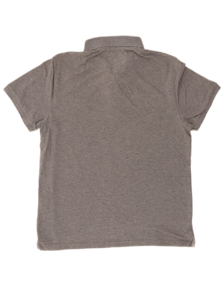 Lyle & Scott Polo para hombre de algodón moteado en gris medio