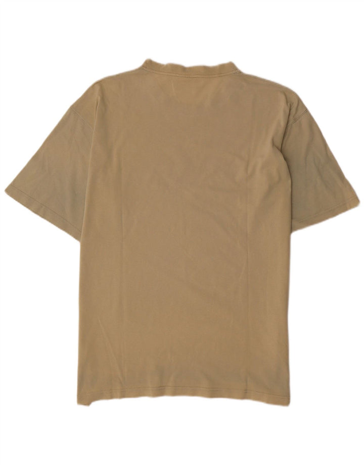 REEBOK Camiseta gráfica para hombre Top Medium Khaki Cotton