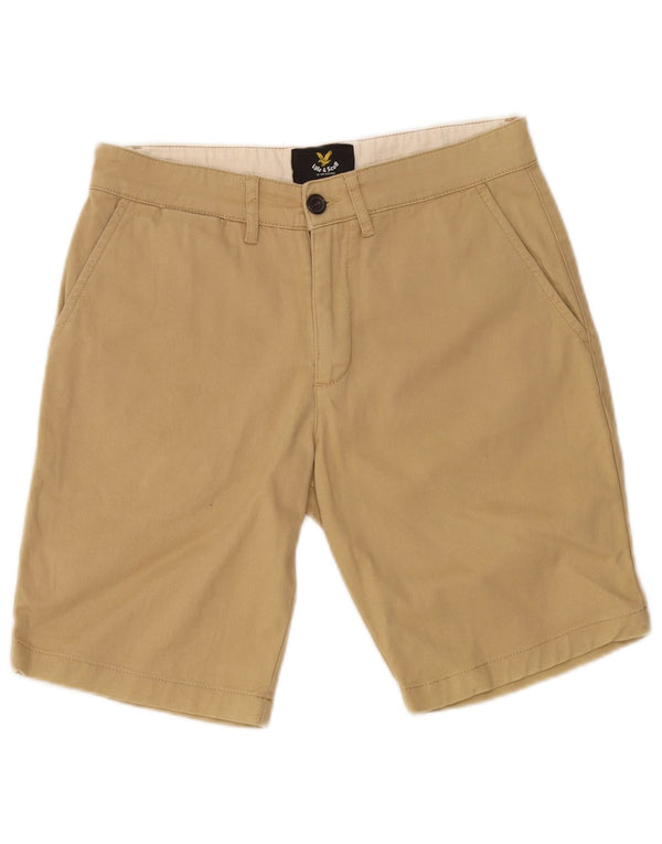 Pantalones cortos chinos Lyle & Scott para hombre W30 Algodón beige medio