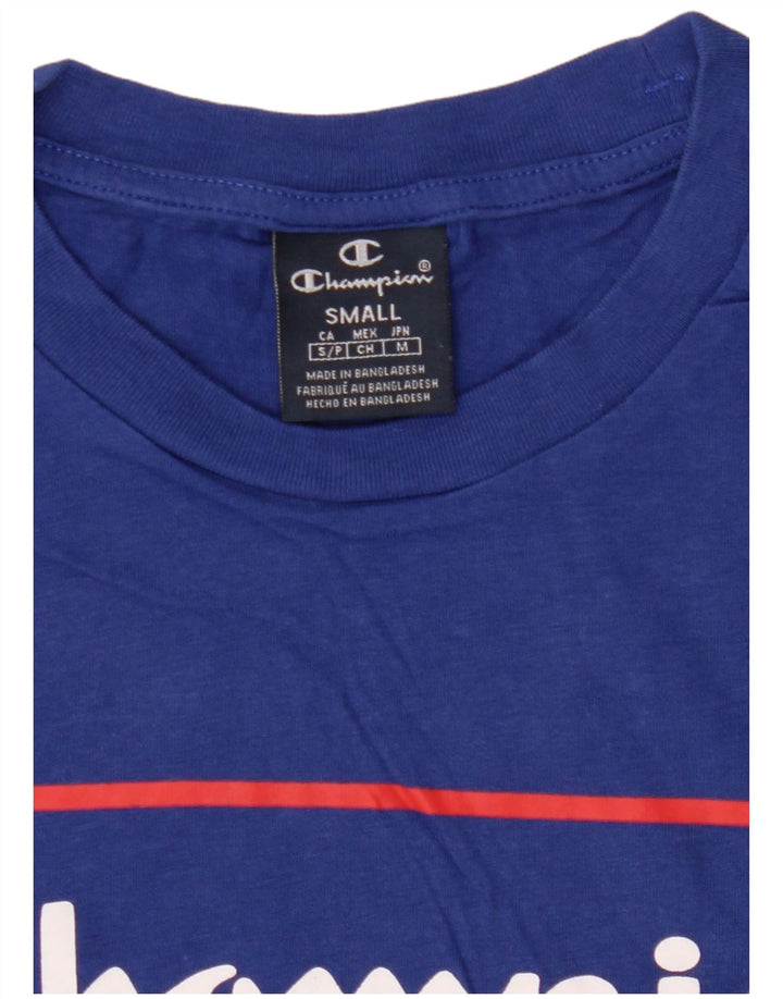 Champion Camiseta Gráfica Para Hombre Top Small Azul Marino