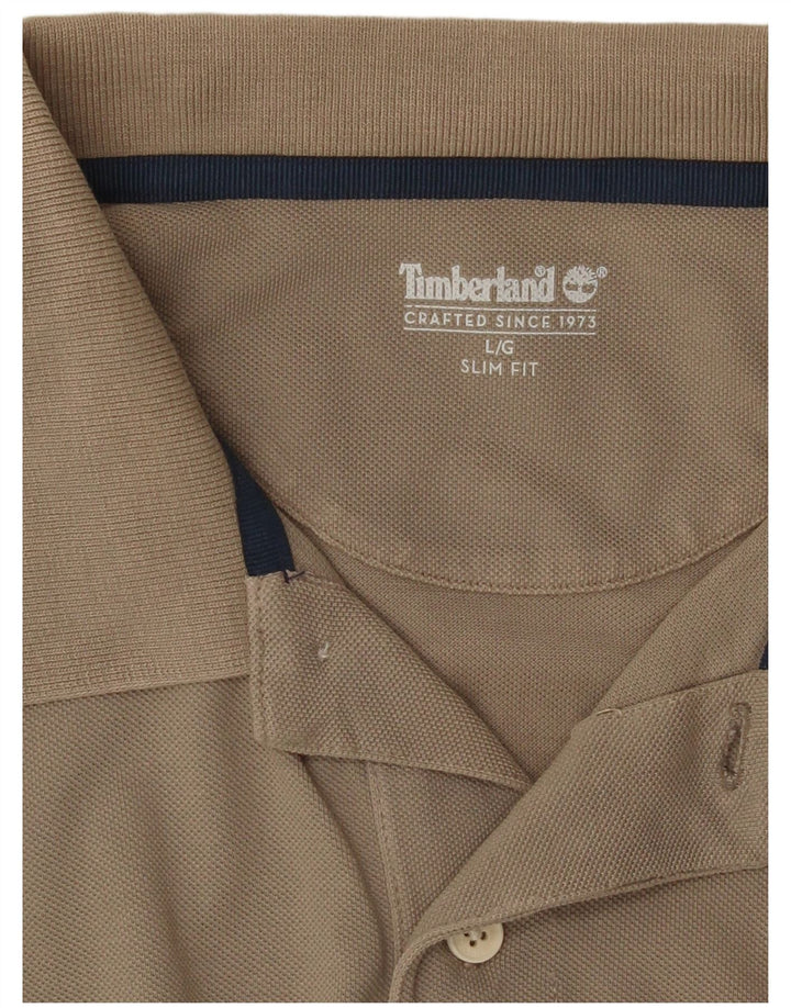Timberland Polo Slim Fit para Hombre Gris Grande