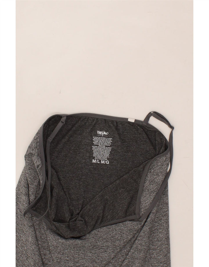 MOSSIMO Womens Sleeveless Shift Dress UK 12 Medium Grey Nylon Vintage Mossimo and Second-Hand Mossimo from Messina Hembry 