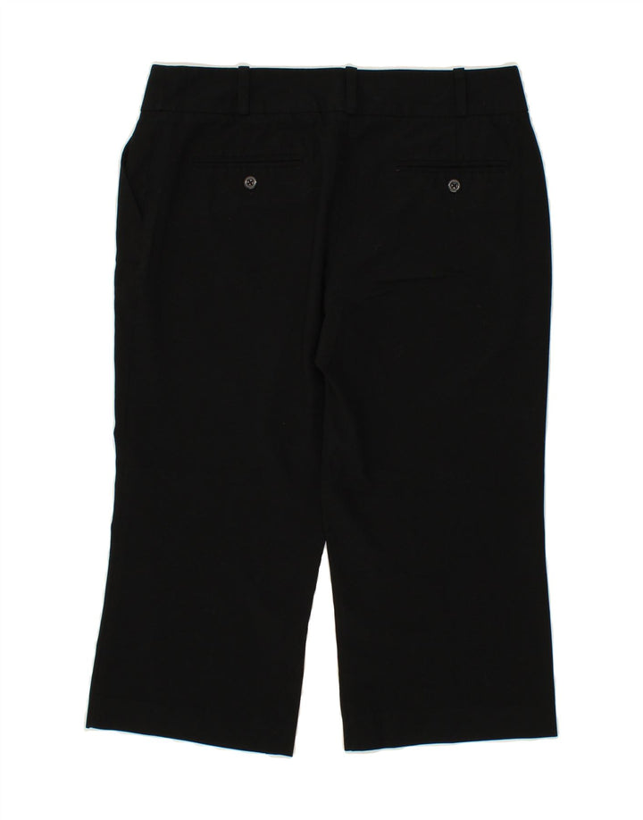 MOSSIMO Womens Straight Capri Trousers US 8 Medium W30 L20 Black Polyester Vintage Mossimo and Second-Hand Mossimo from Messina Hembry 