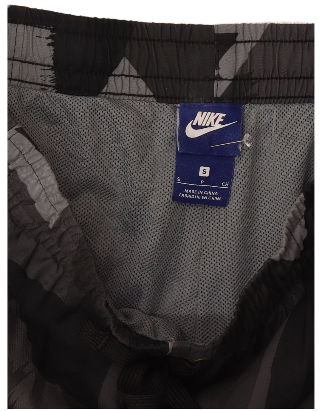 Bañador Nike Hombre Pequeño Gris Geométrico Poliéster