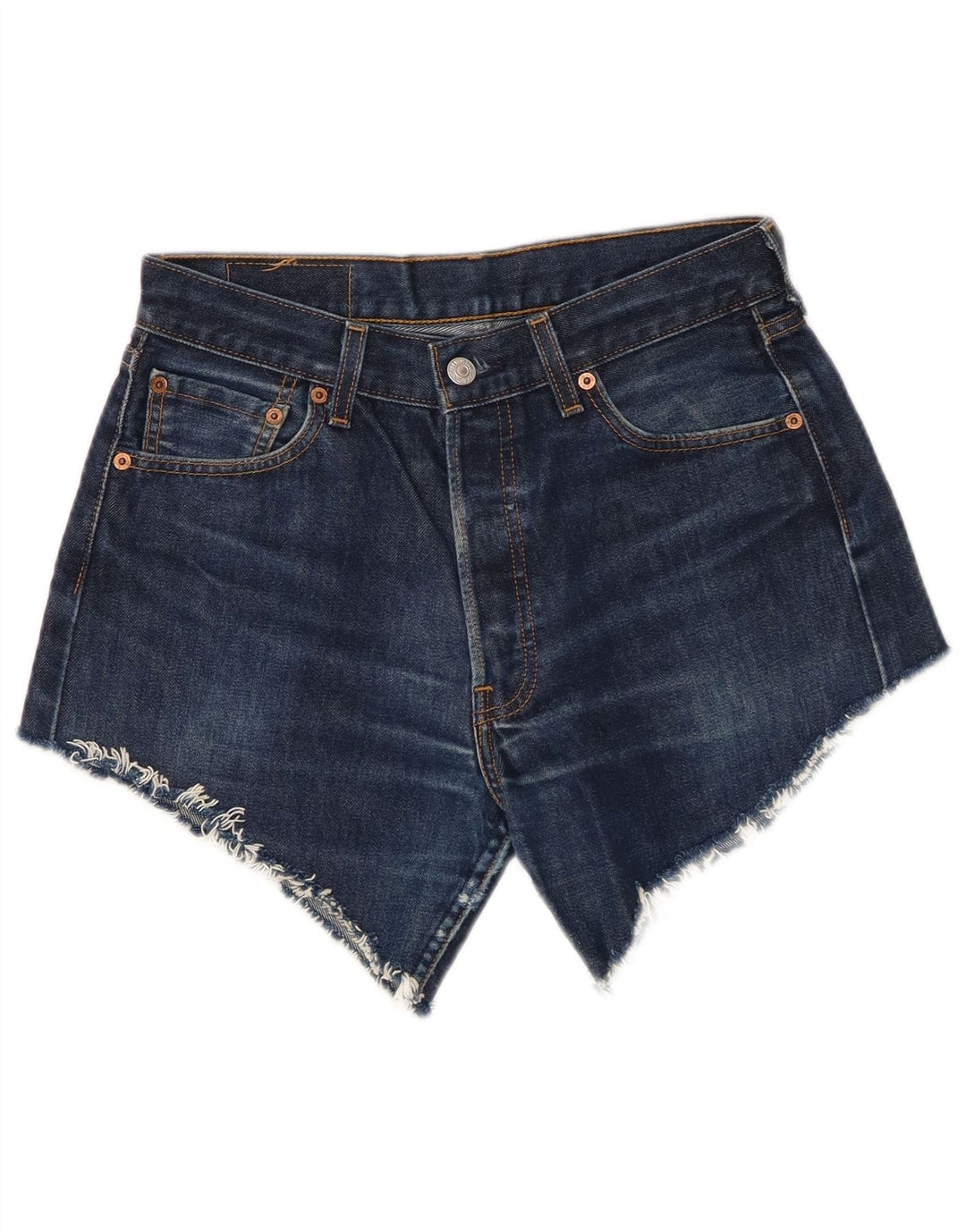 Levi's Mujer 501 Shorts Vaqueros W30 Azul Medio