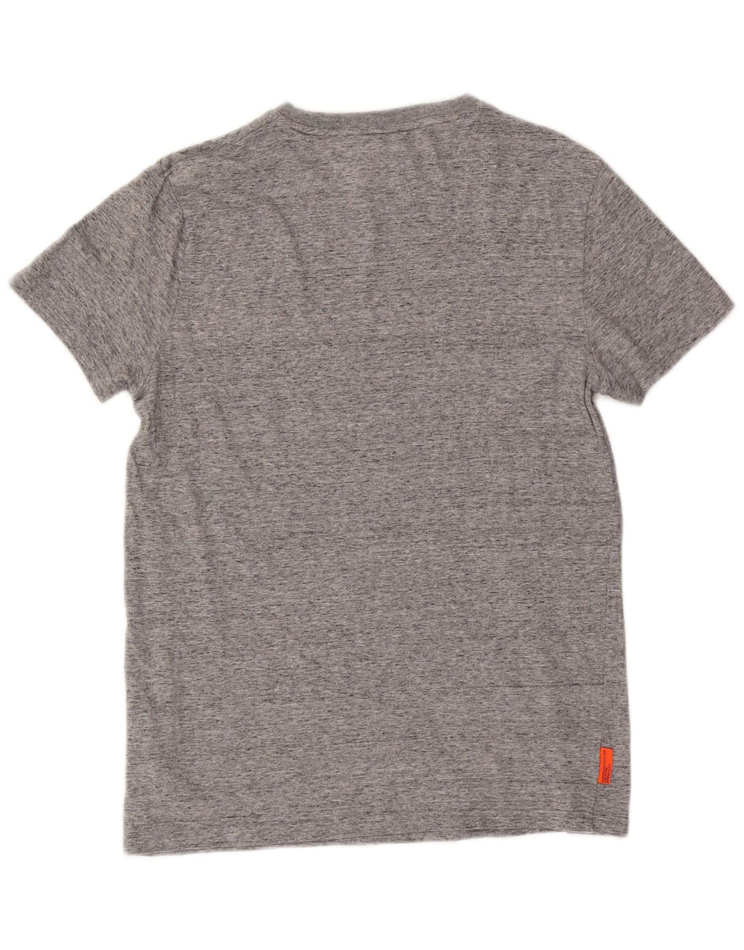 Superdry Camiseta para hombre Top de algodón moteado en gris medio