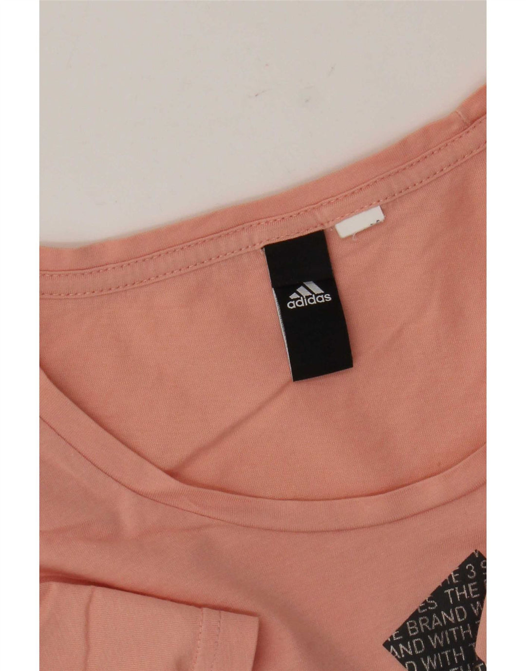 Adidas - Camiseta gráfica para mujer, talla 40, color naranja mediano