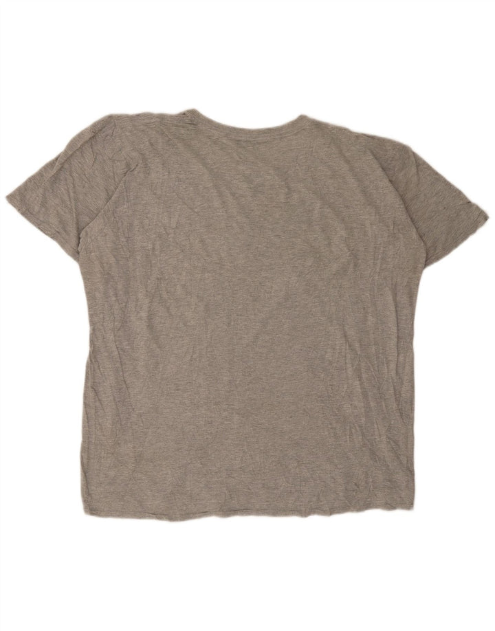 REEBOK Camiseta gráfica para hombre Top 2XL Gris moteado