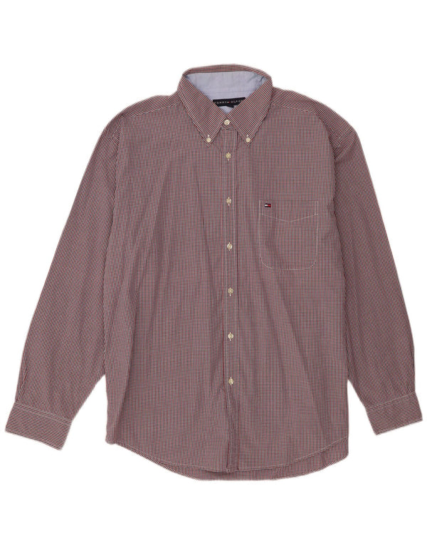 Camisa Tommy Hilfiger Hombre XL Algodón Vichy Multicolor