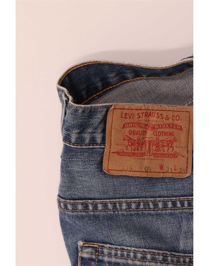 Levi's Mujer 516 Vaqueros Bootcut W31 L34 Algodón Azul