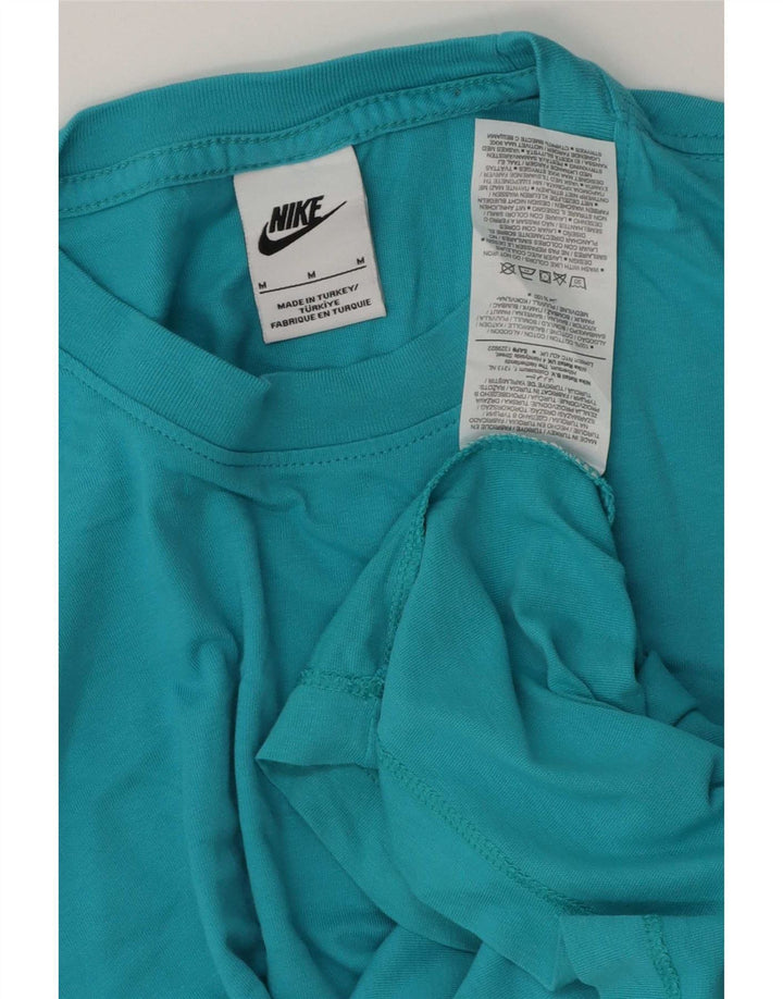 Camiseta Nike Hombre Top Azul Medio Algodón