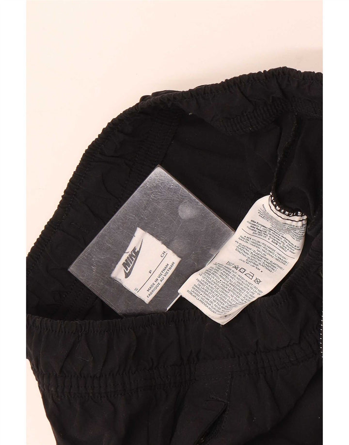 Nike Pantalones Cargo De Chándal Para Hombre Pequeños De Nailon Negro