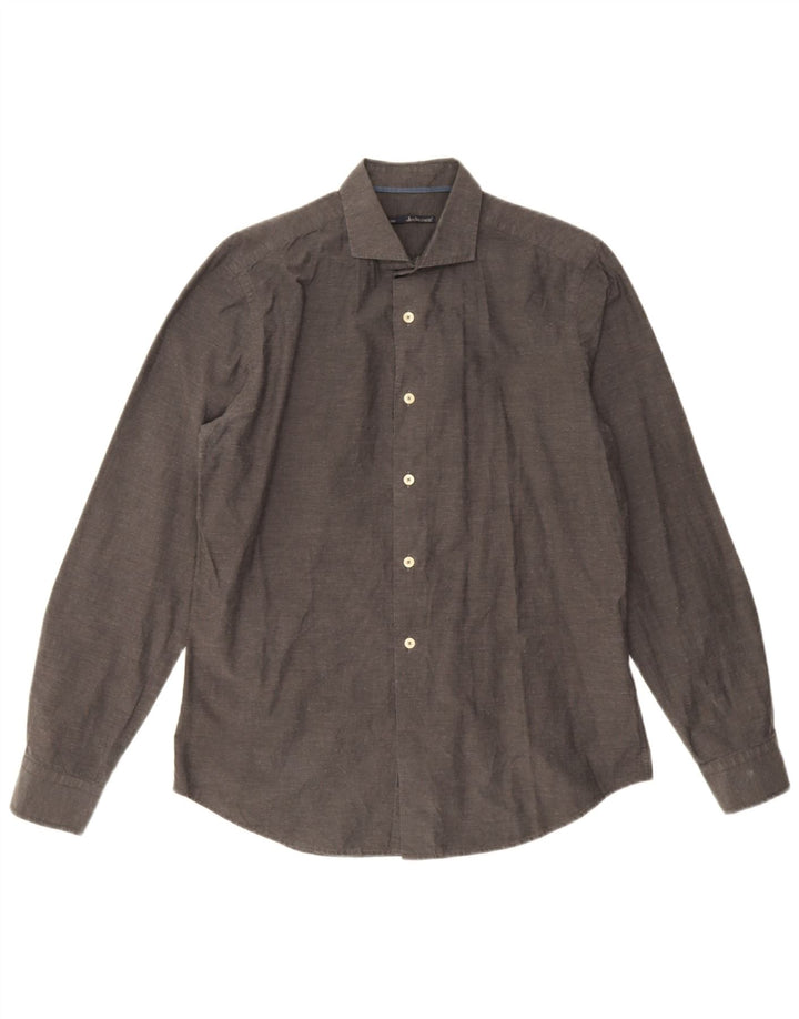 Camisa Jeckerson Hombre Algodón Gris Medio