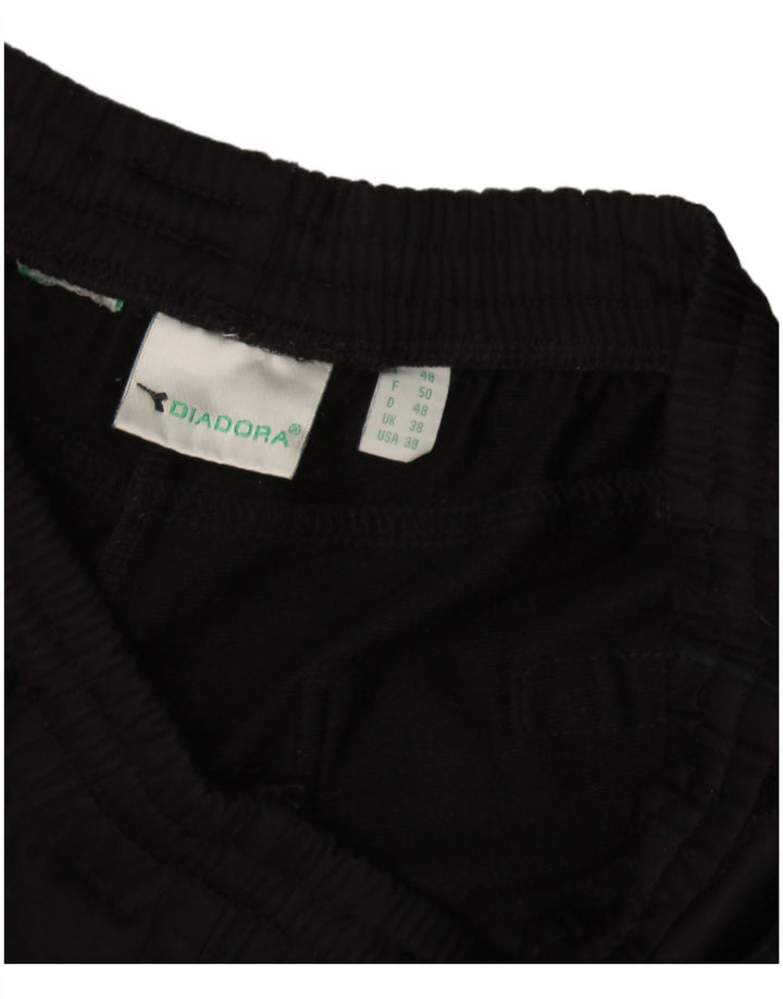 Diadora Pantalones de chándal para hombre ES 38 Medium Negro