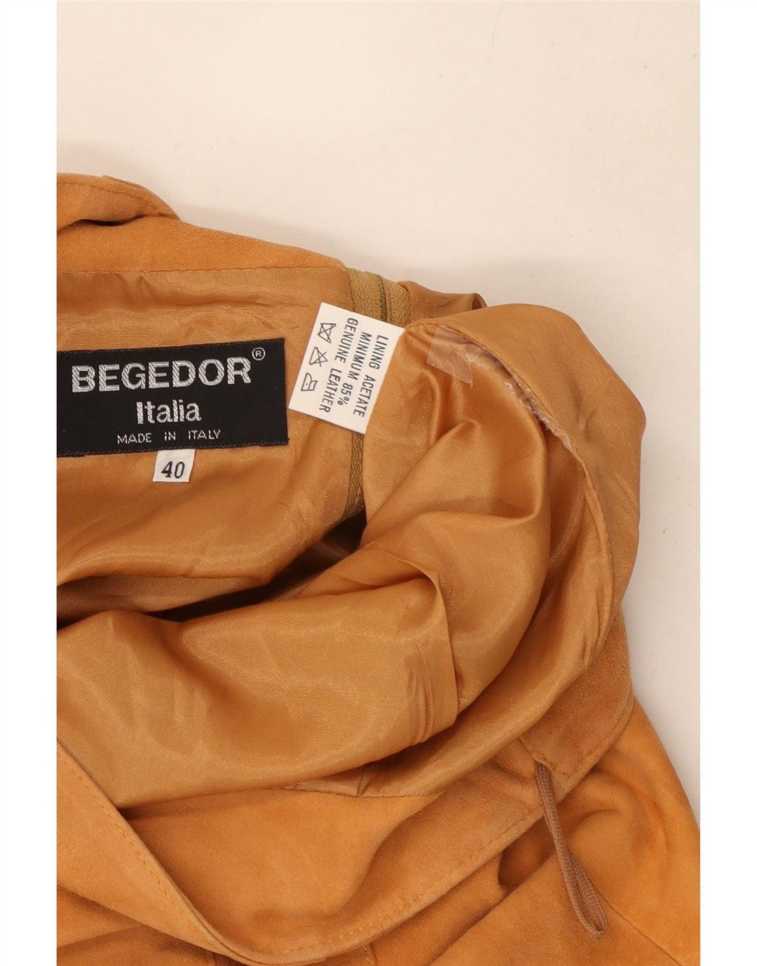 Begedor Falda de ante para mujer IT 40 Small W26 Cuero marrón