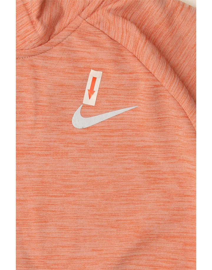 Nike Dri Fit - Chándal con cremallera y cuello para mujer, talla M, color naranja