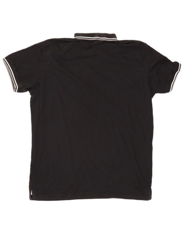Jack & Jones Polo Hombre 2XL Algodón A Rayas Negro