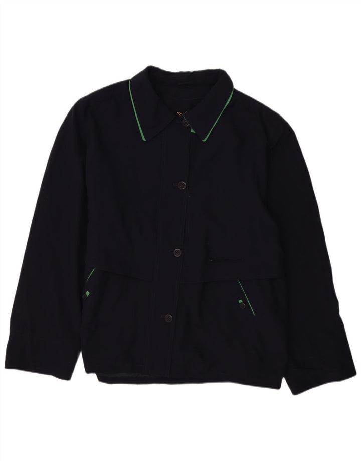 BIAGGINI Chaqueta bomber extragrande para mujer IT 50 XL Poliéster azul marino