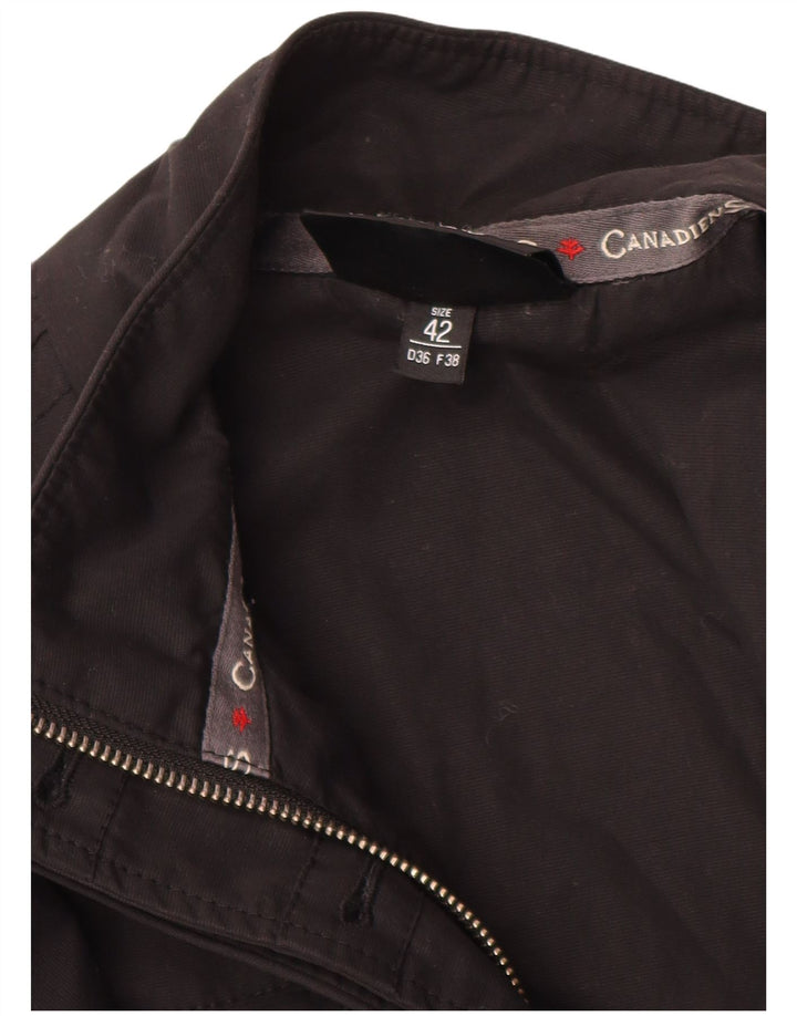 Canadiens Chaqueta utilitaria para mujer IT 42 Mediana Algodón negro