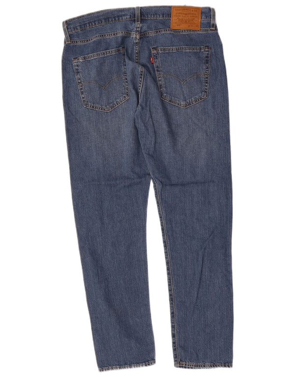 Levi's Hombre 512 Slim Tapered Jeans W33 L30 Algodón Azul