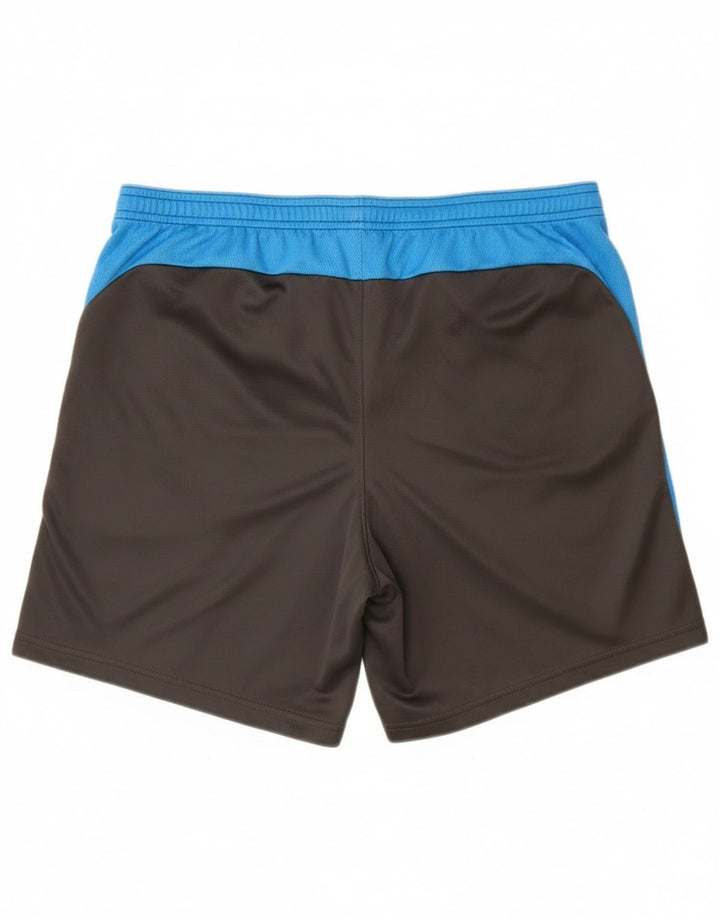 Nike - Pantalones cortos deportivos Dri Fit para hombre, poliéster color block, talla grande, color negro