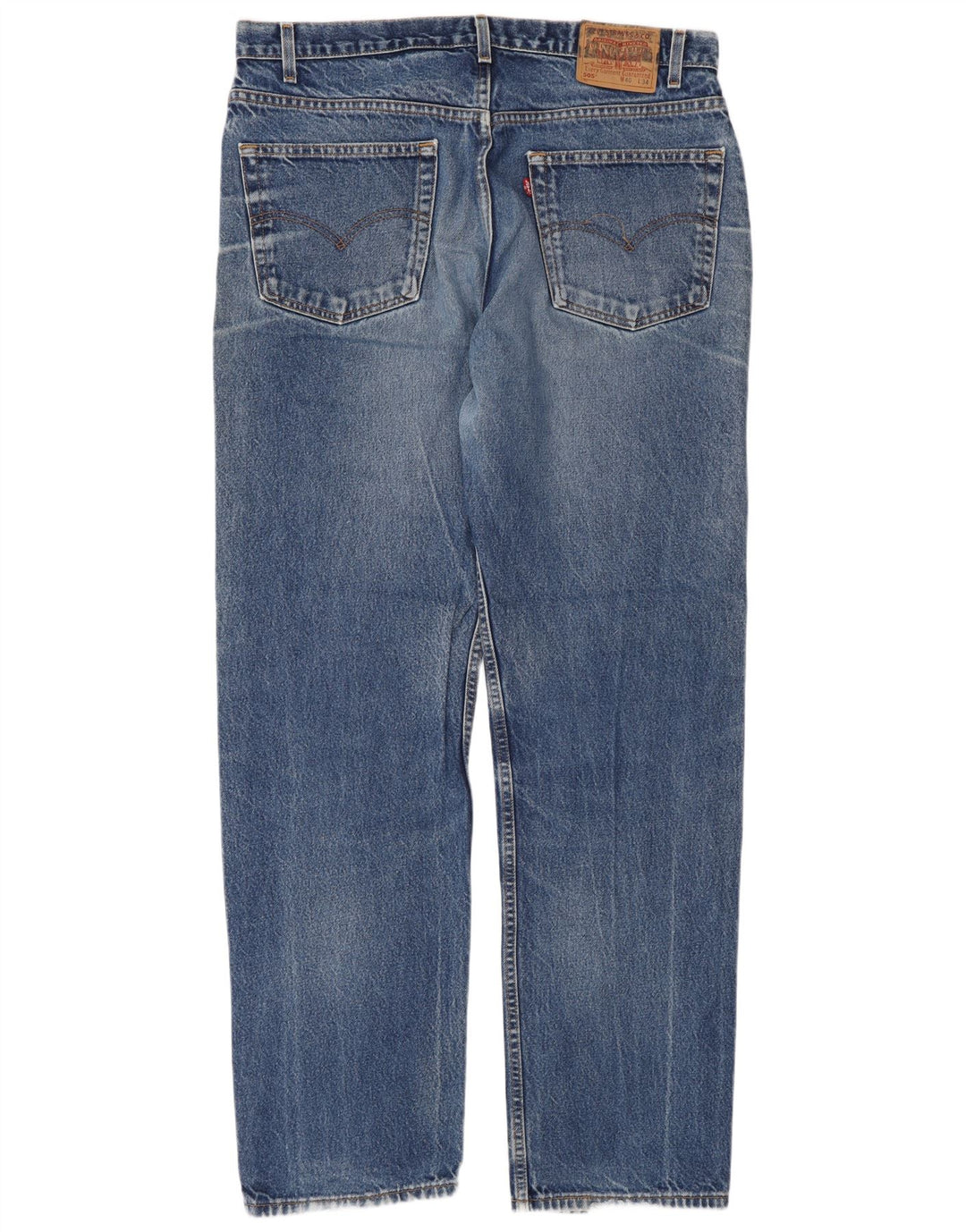Levi's Vaqueros rectos de corte regular 505 para hombre W40 L34 Algodón azul