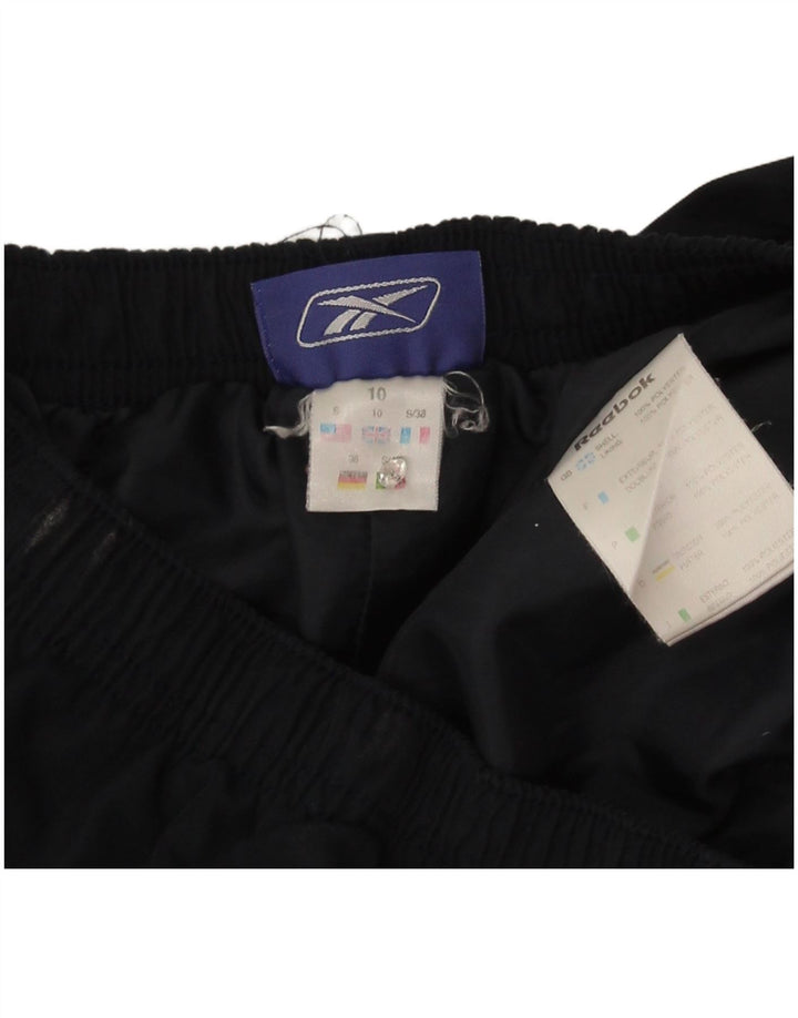 Reebok Pantalones de chándal para mujer UK 10 Small Azul marino Poliéster