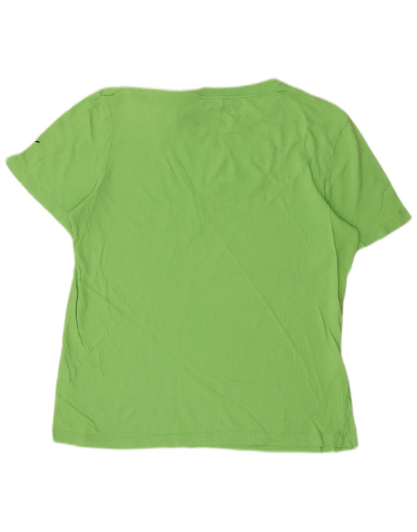 PUMA - Camiseta gráfica para mujer, talla 40, color verde medio