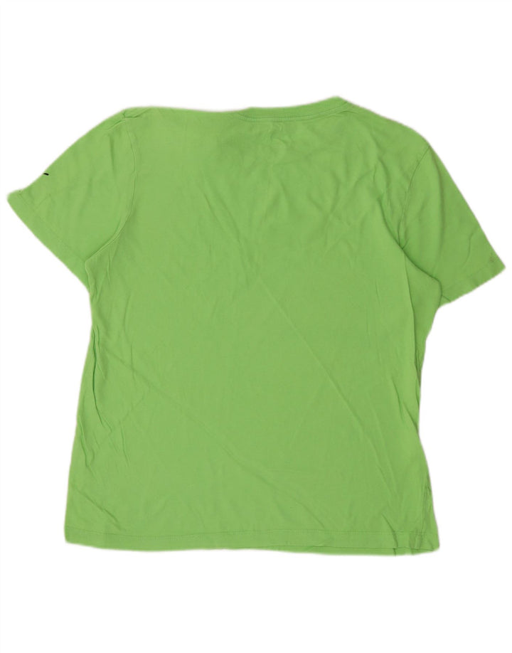 PUMA - Camiseta gráfica para mujer, talla 40, color verde medio