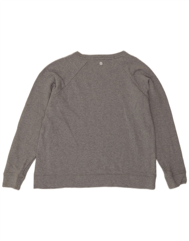 Barbour - Sudadera gráfica para mujer, talla 40, talla grande, algodón gris