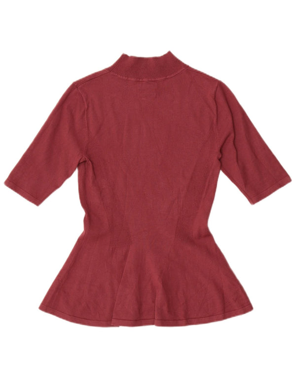 Massimo Dutti Blusa Mujer Top UK 8 Small Rojo