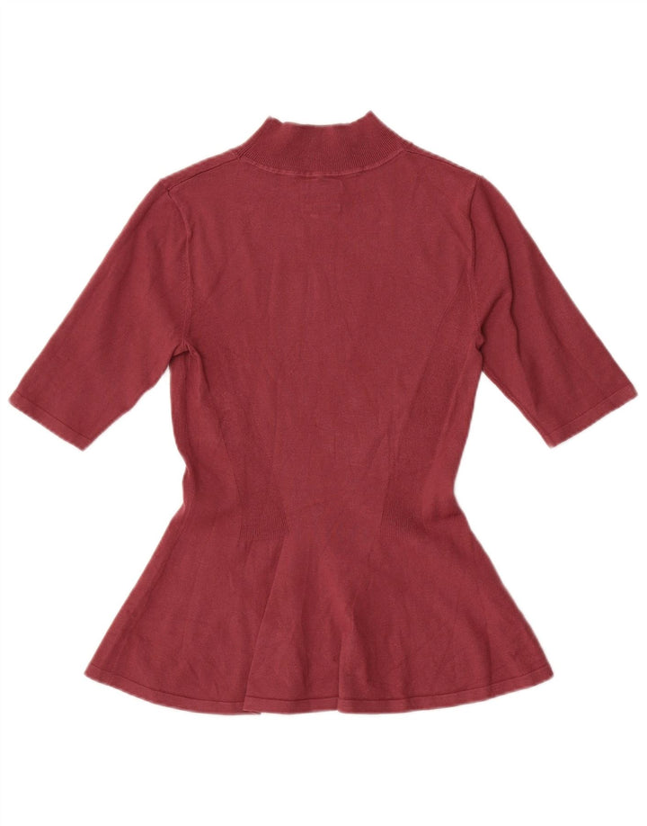 Massimo Dutti Blusa Mujer Top UK 8 Small Rojo