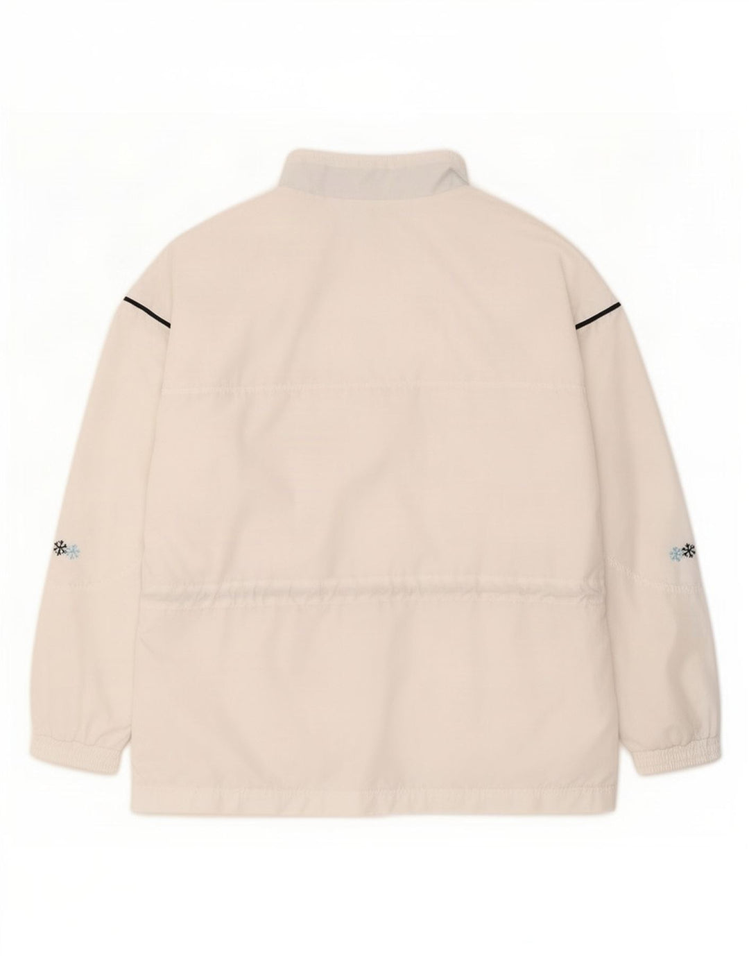 Chaqueta superior de chándal para hombre activa Poliéster blanco medio