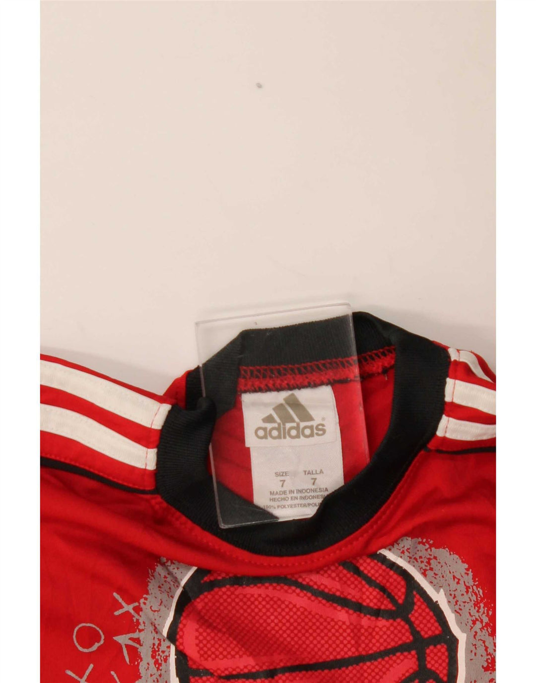 Adidas Camiseta sin mangas estampada para niños 6-7 años Rojo Colorblock Poliéster