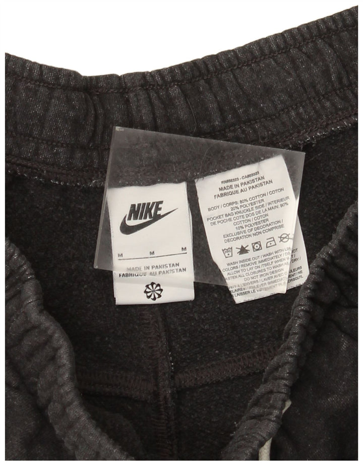 Pantalones cortos deportivos Nike para hombre de algodón gris medio