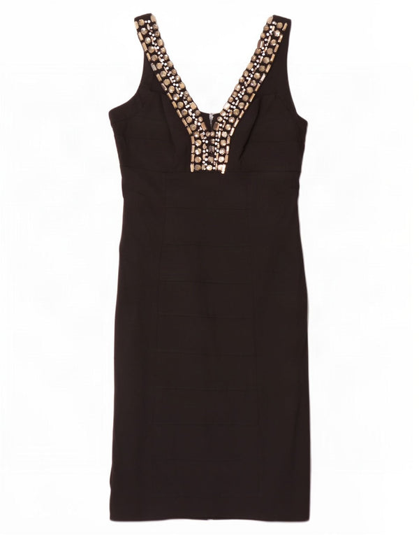 Star by Julien Macdonald Vestido tubo sin mangas para mujer UK 44 Mediano Negro
