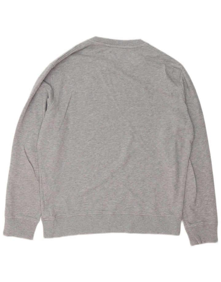 LEVI'S Hombre Loose Fit Sudadera Jumper Small Gris Algodón