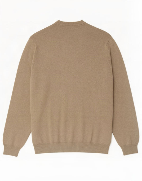 Marks & Spencer - Jersey con cuello en V para hombre, talla 2XL, algodón beige