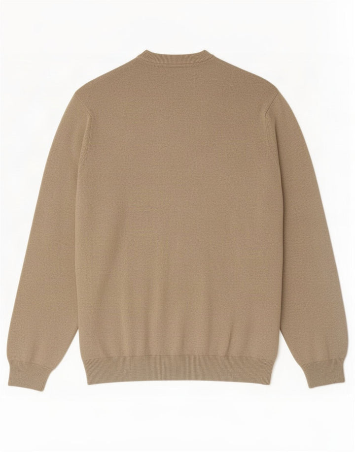 Marks & Spencer - Jersey con cuello en V para hombre, talla 2XL, algodón beige