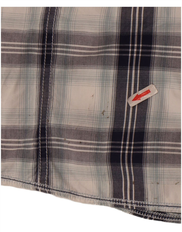 Camisa Mustang Hombre Grande Cuadros Multicolor Algodón