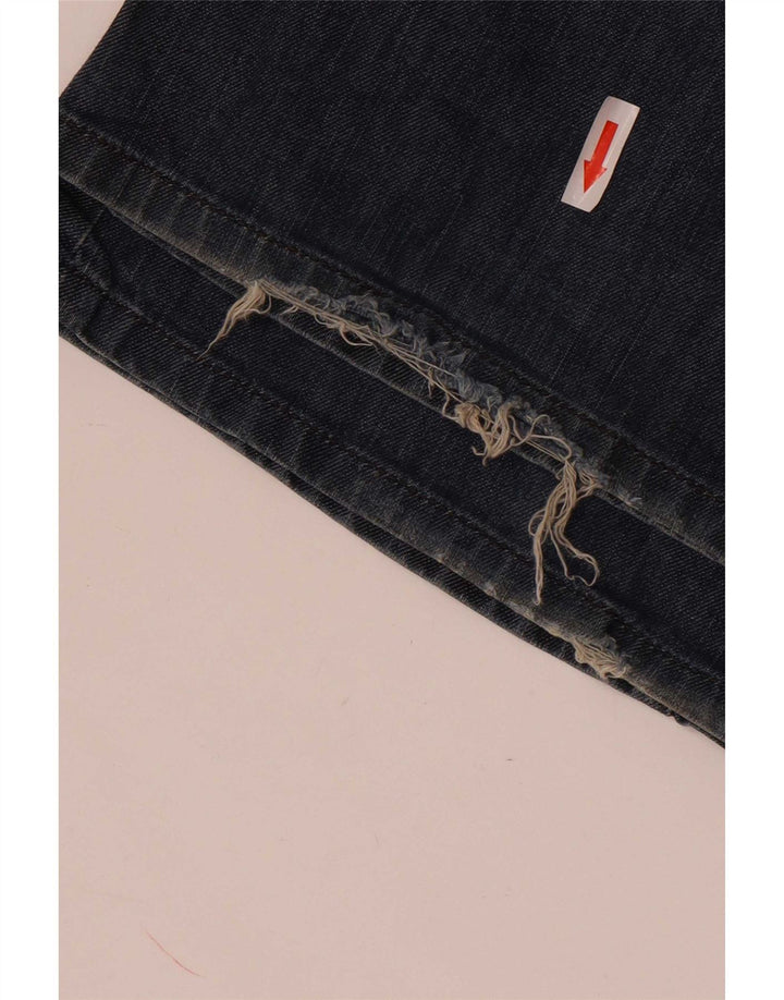 Diesel Mujer Fluzi Vaqueros Acampanados W30 L34 Algodón Azul