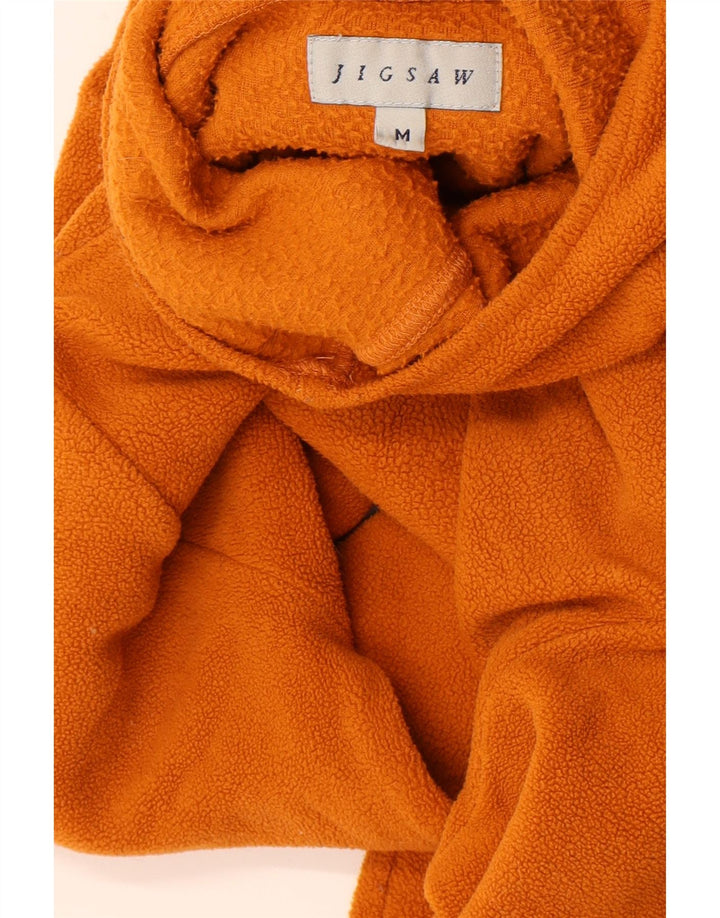 Jigsaw - Jersey de forro polar con capucha para mujer, talla 40, color naranja mediano