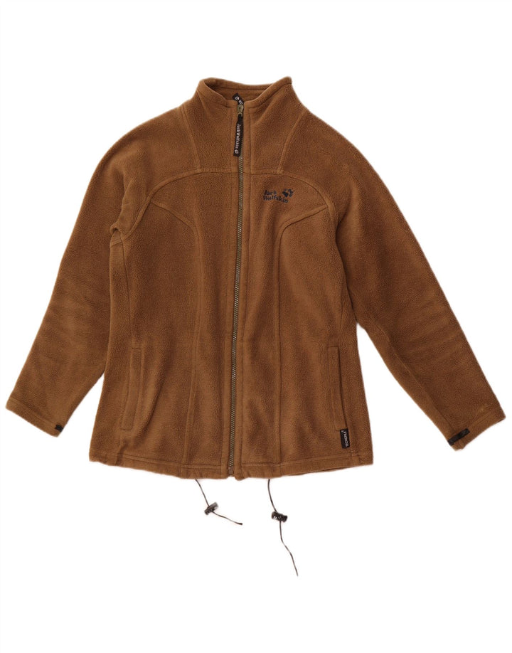 JACK WOLFSKIN Chaqueta polar extragrande para mujer UK 6 XS Marrón