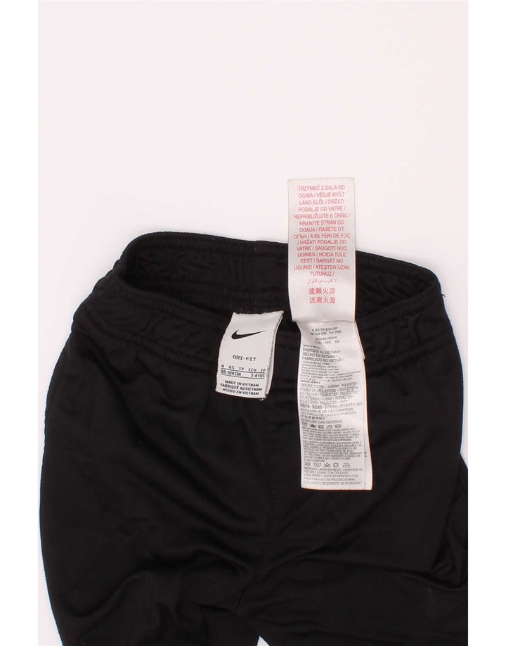 Nike Pantalones de chándal Dri Fit para niños 3-4 años XS Negro Poliéster