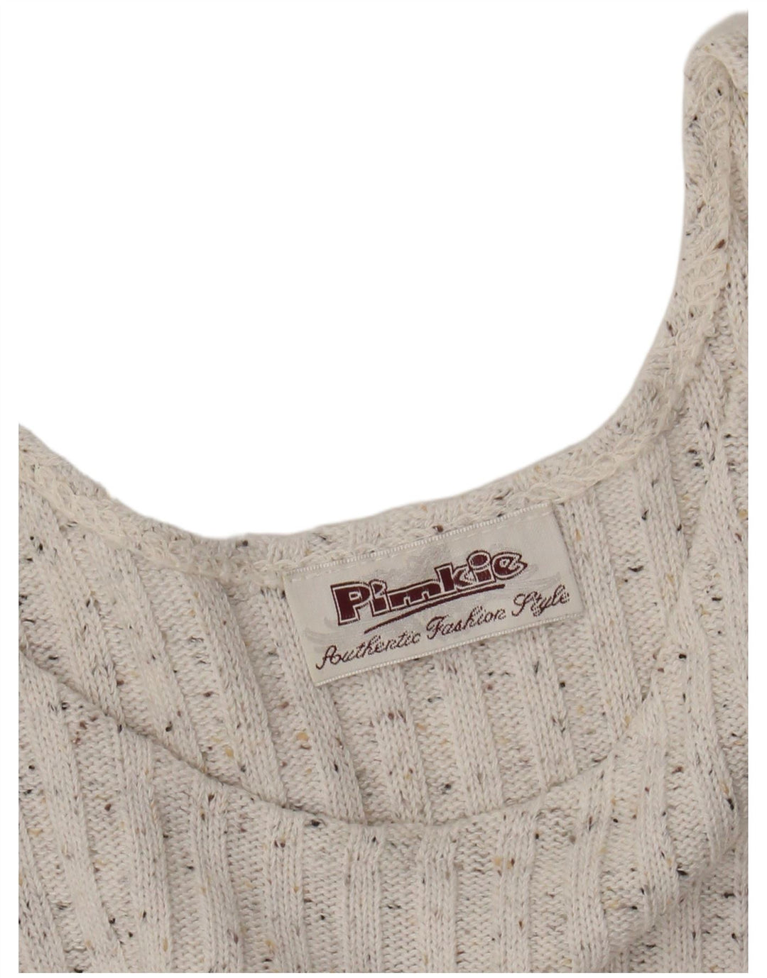 PIMKIE Camiseta sin mangas para mujer, talla 40, talla mediana, color blanco roto