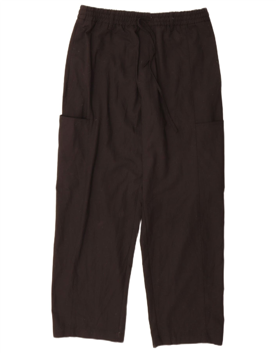 Zara Hombre Pantalón Cargo De Chándal Mediano Negro Poliéster