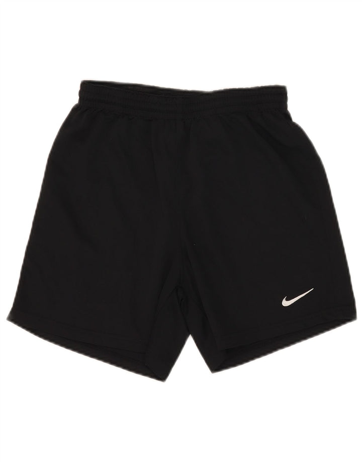Nike Pantalones cortos deportivos para niños 13-14 años XL Negro Poliéster