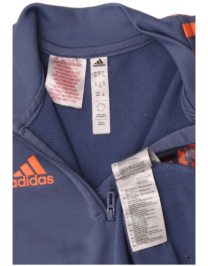 Adidas - Chándal para niño Manchester United (11-12 años), color azul